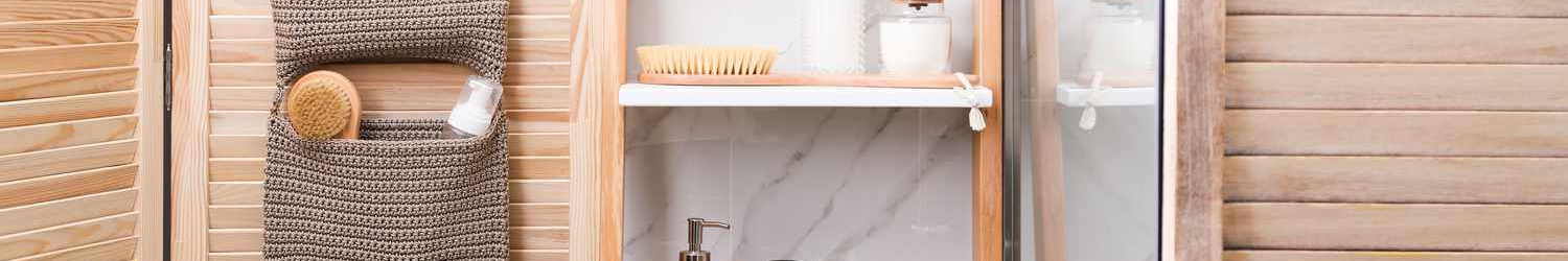 Bathroom space optimization and storage design
